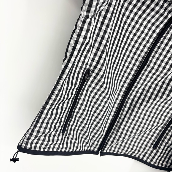 Lauren Ralph Lauren Active Checkered Drawstring Zip Up Jacket Size Large - Picture 5 of 9